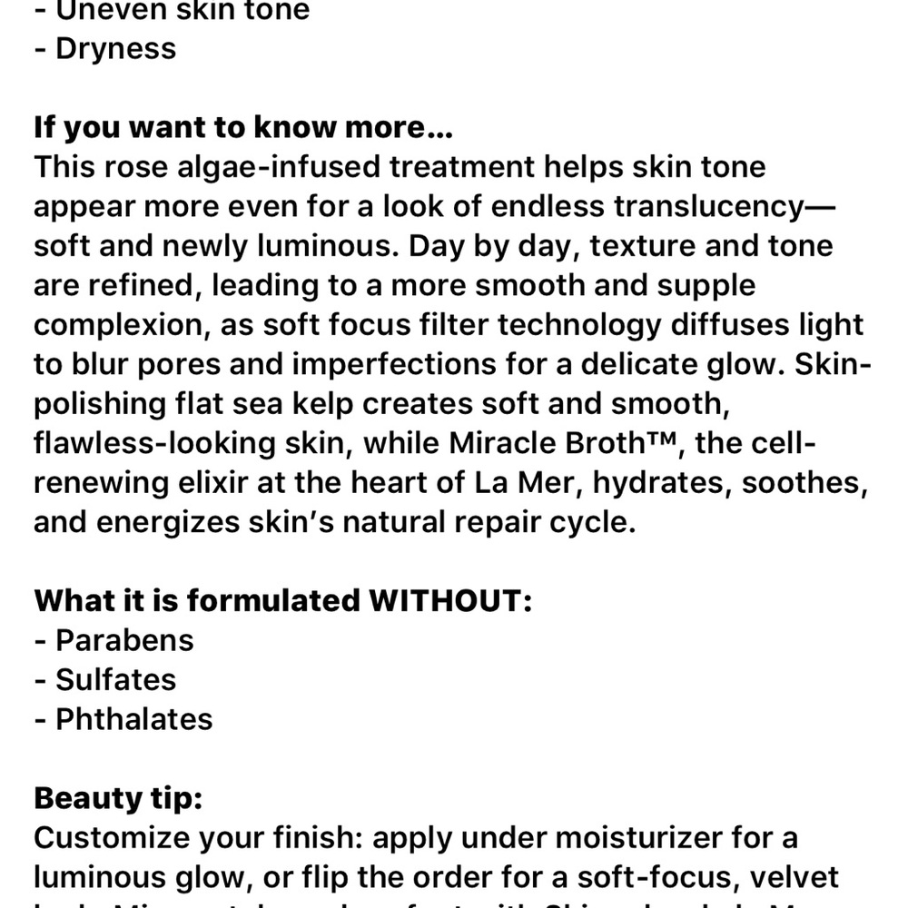 La Mer the perfecting treatment - Picture 5 of 7